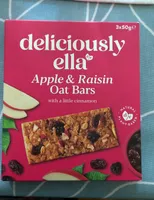Apple & raisin oat bars
