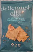 Sea Salt & Black Pepper Baked Veggie Crackers