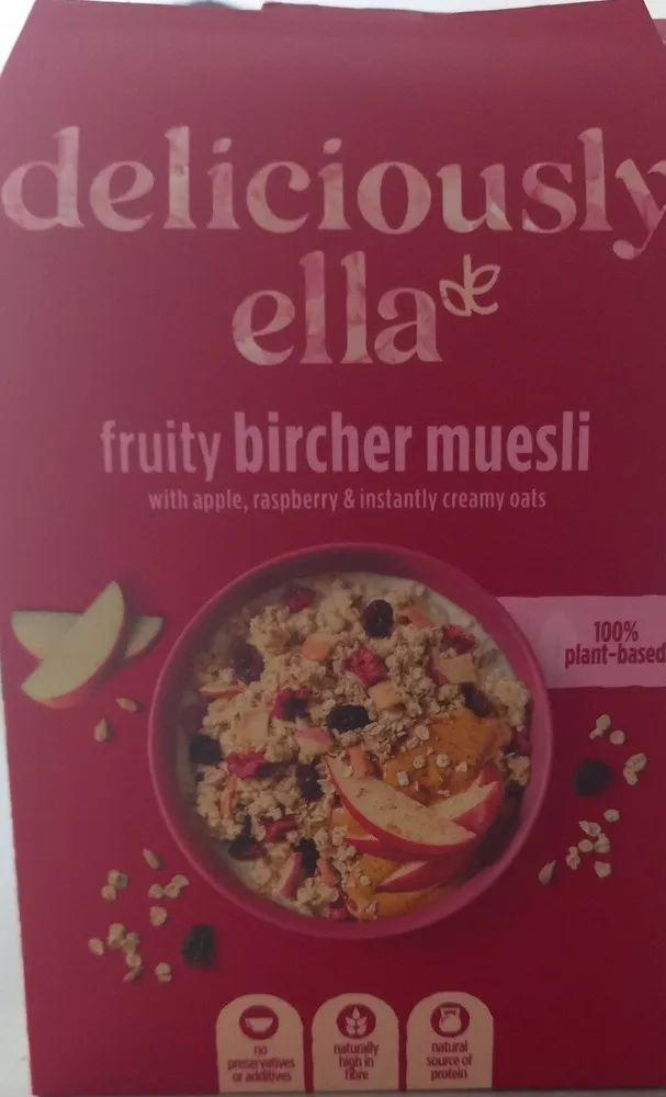 Fruity bircher muesli