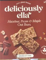 Hazelnut, Pecan & Maple Oat Bars