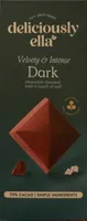 Velvety & intense dark chocolate