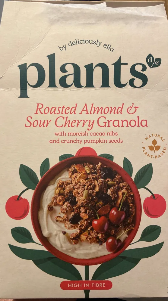 Roasted Almond & Sour Cherry Granola