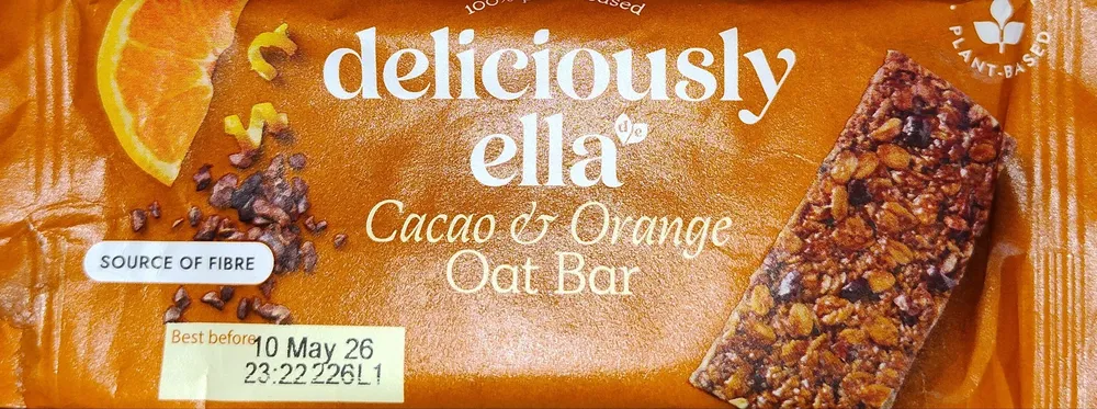 Cacao & Orange Oat Bar