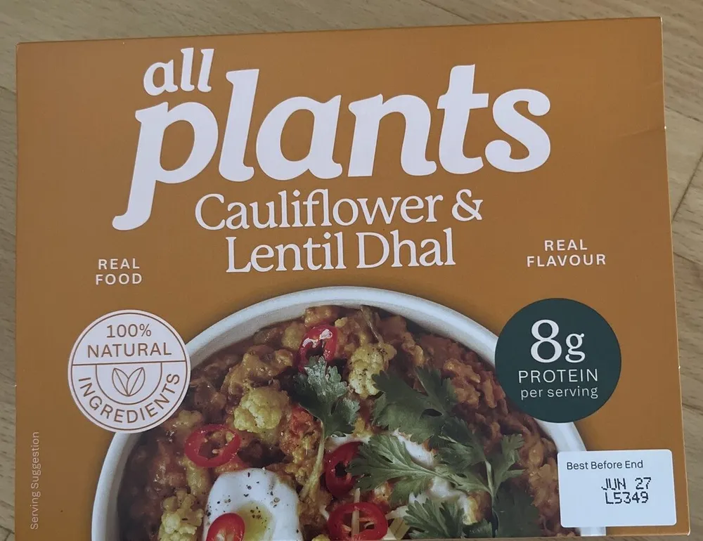 Cauliflower & Lentil Dahl