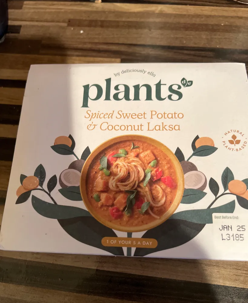 spiced sweet potato & coconut laska