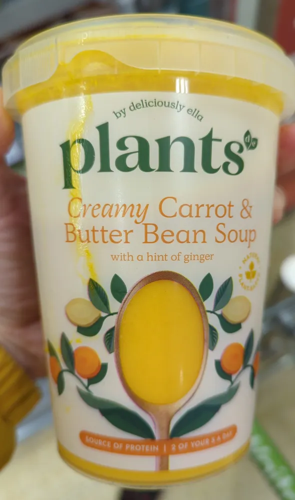 Creamy Carrot & Butter Bean Soup