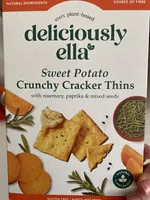 Sweet Potato Crunchy Cracker Thins