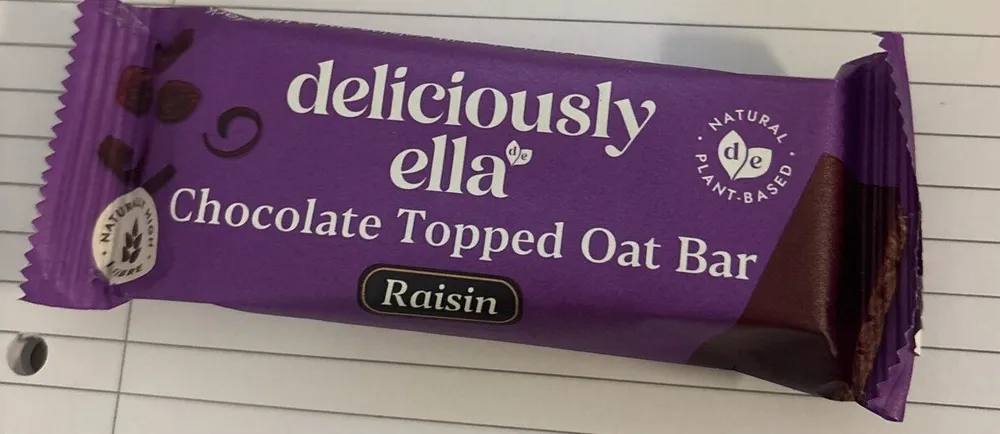 Chocolate Topped Oat Bar