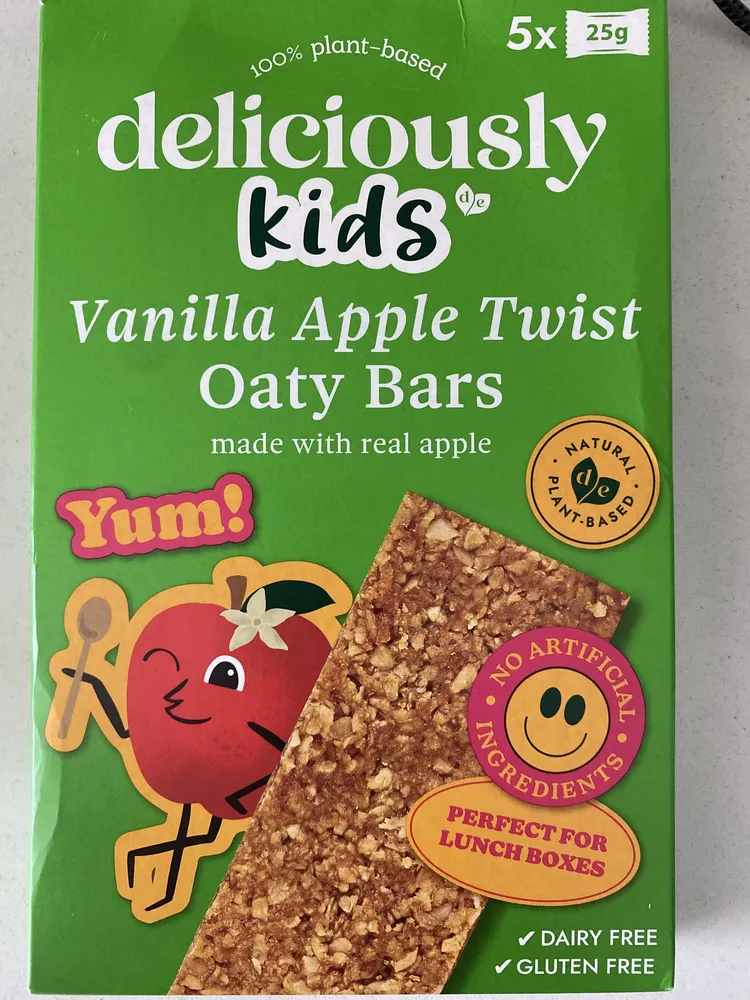 any £1 100% plant -based 5x 25g deliciously kids V