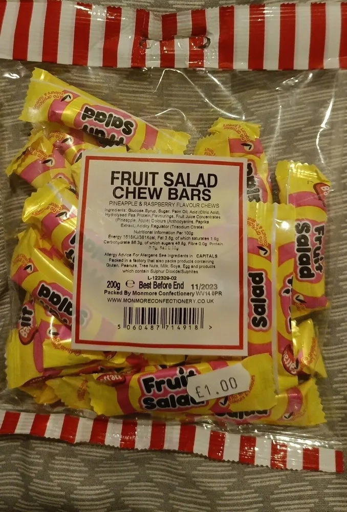 Fruit Salad Chew Bars