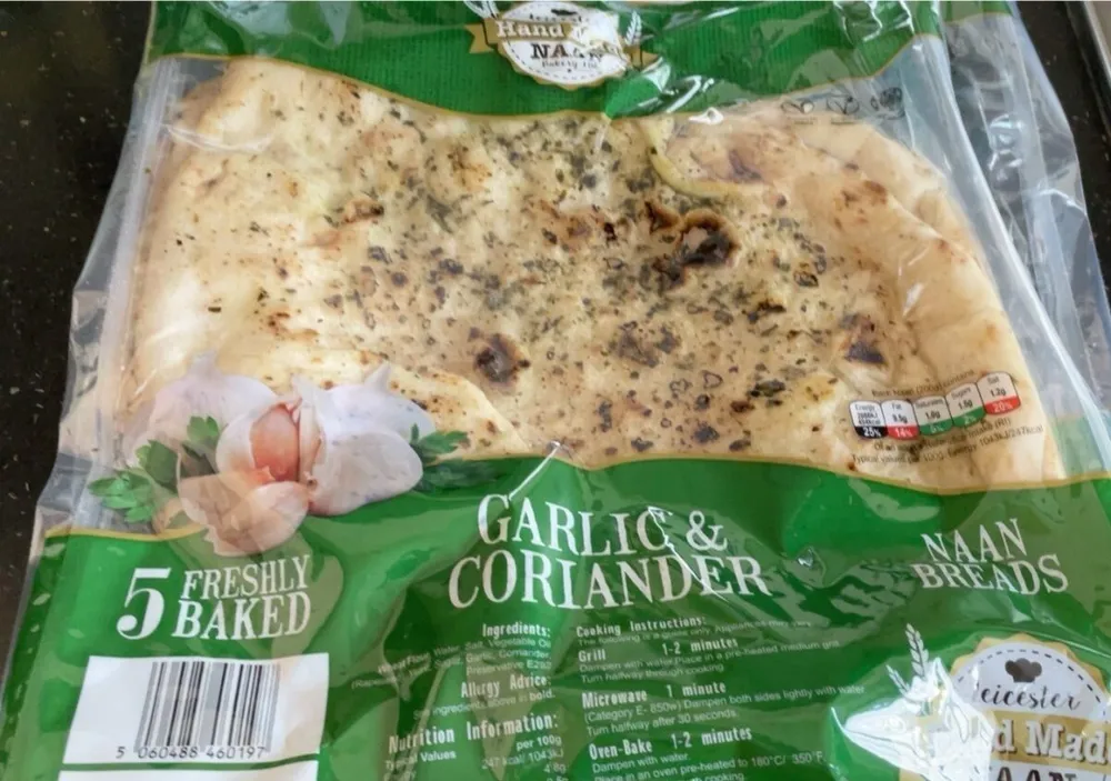 Hand made naan