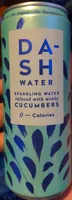 Sparkling water infused with wonky cucumbers