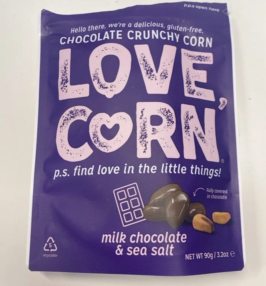 Love Corn milk chocolate & Sea salt