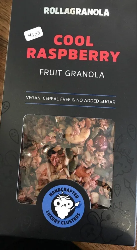 Cool Rasberry fruit granola