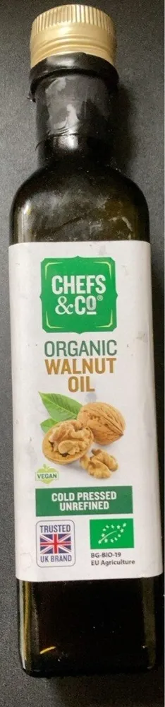 Organic walnut oil