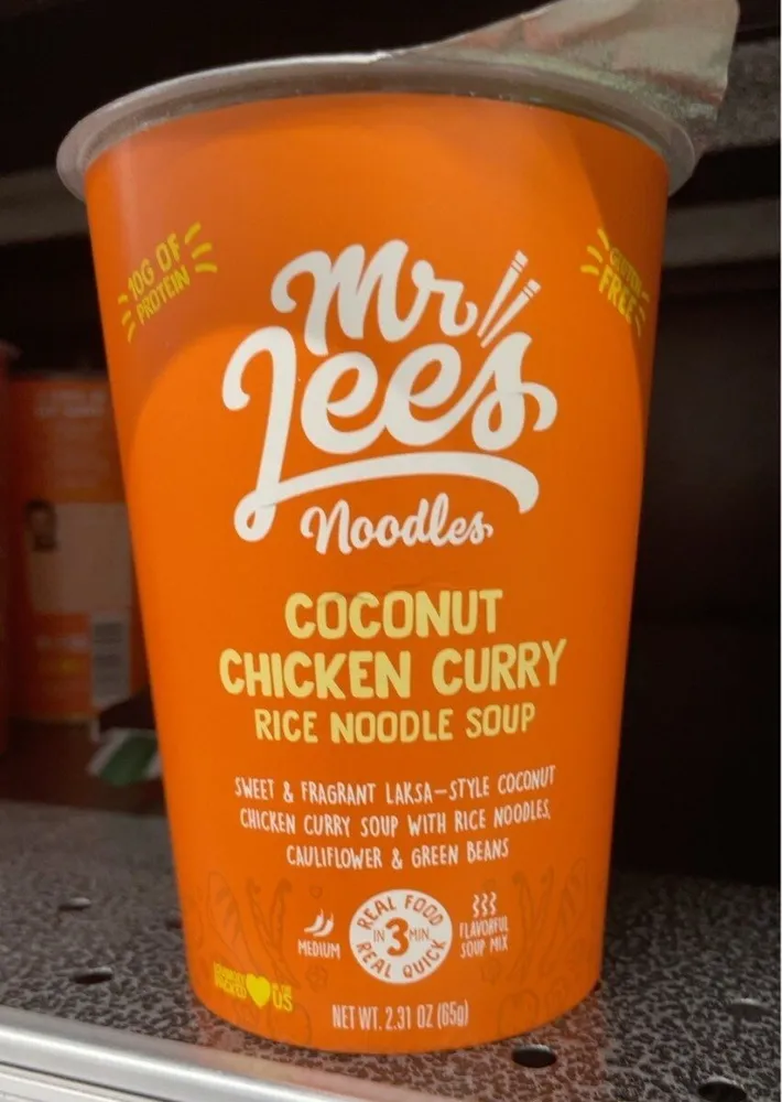 Coconut chicken curry ramen