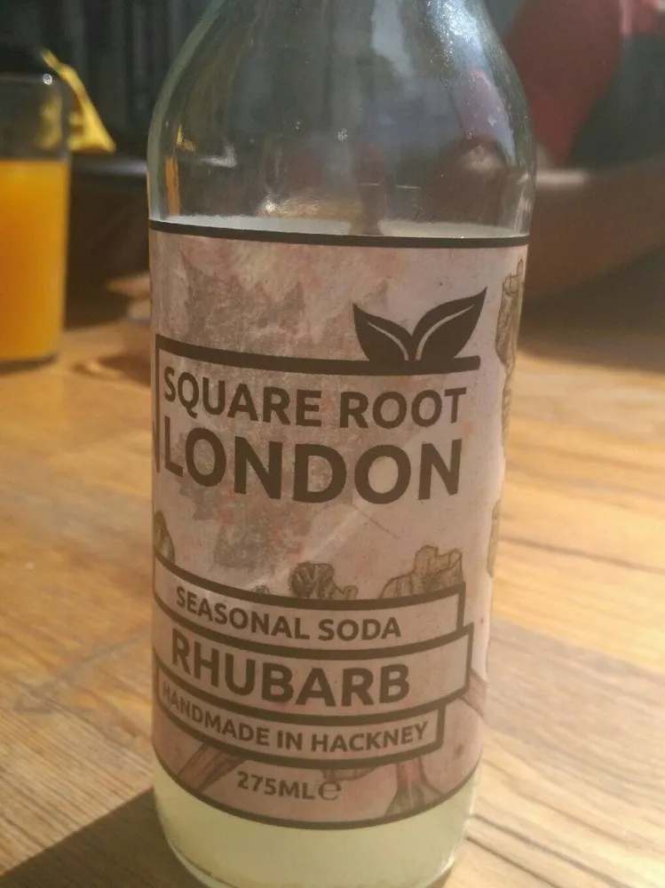 Seasonal Soda Rhubarb