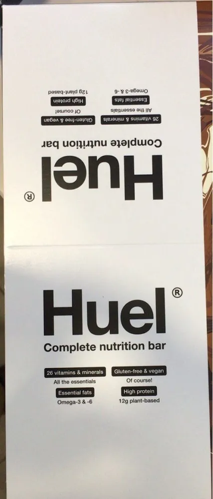 Complete nutrition bar coffee caramel