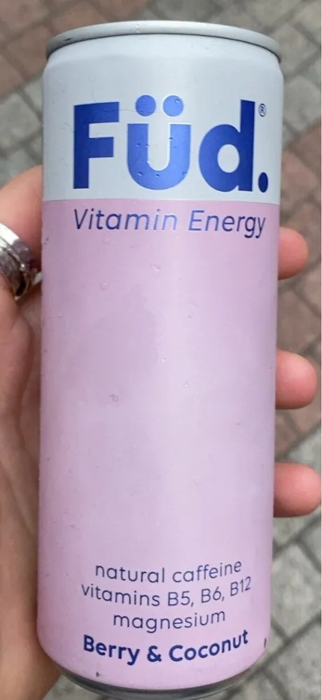 Vitamin energy berry and coconut