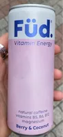 Vitamin energy berry and coconut