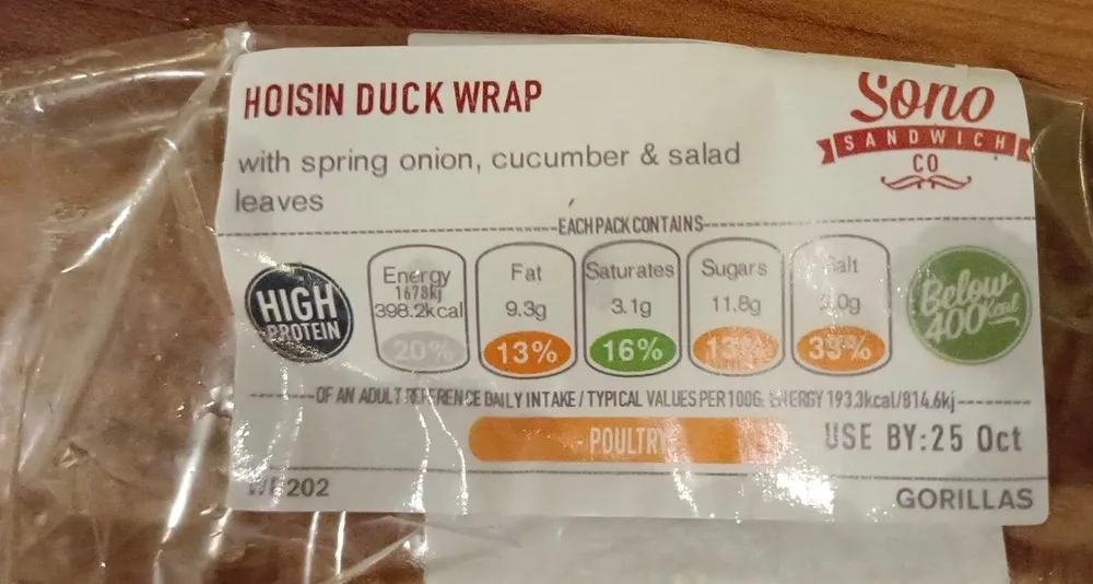 Voisin duck wrap