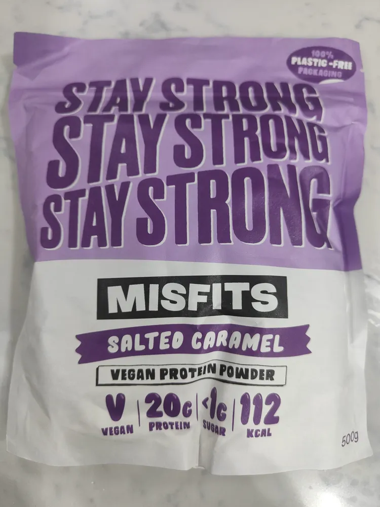 Salted caramel protein powder