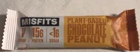 Plant-based chocolate peanut high protein bar