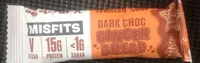 Dark chocolate ginger bread protein bar