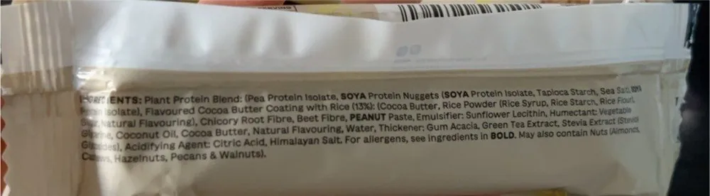Lemon cheesecake protein bar