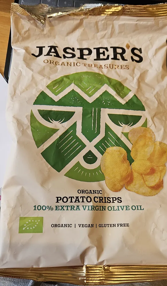 Organic Potato Crisps 100% Extra Virgin Olive Oil