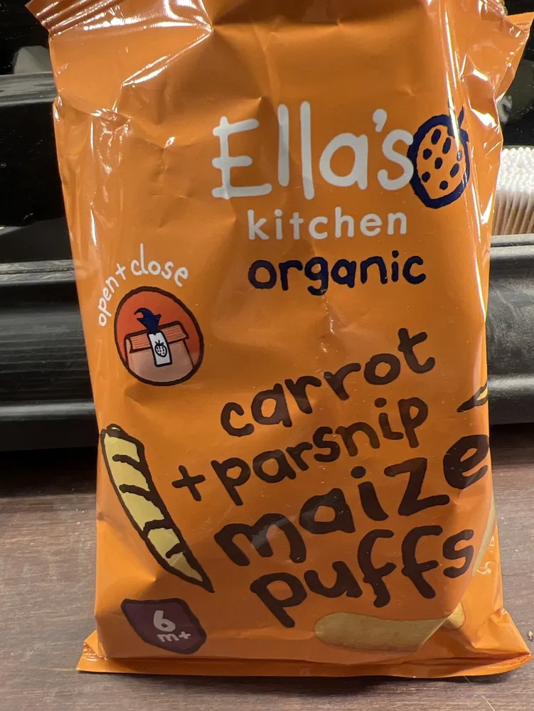 Maispuffer Gulrot&Pastinakk Økol 20g Ellas