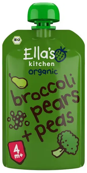 Pears peas + broccoli