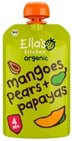 Compote mangues, poires et papayes bio