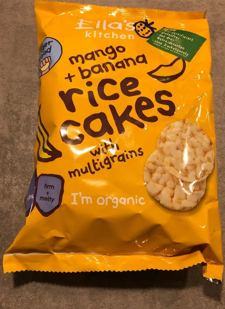 Mango Banana Rice Cakes