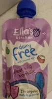 Ella's kitchen dairy free pear + fig porridge