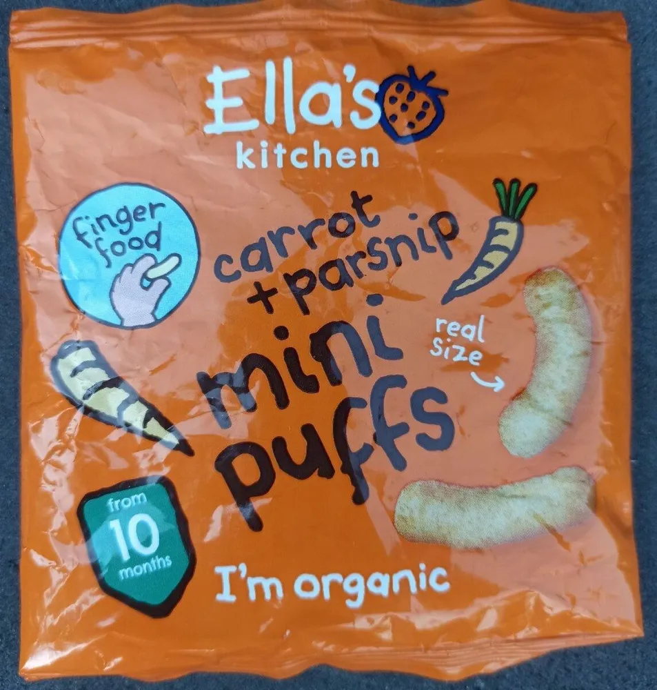 Carrot &parsnip mini puffs