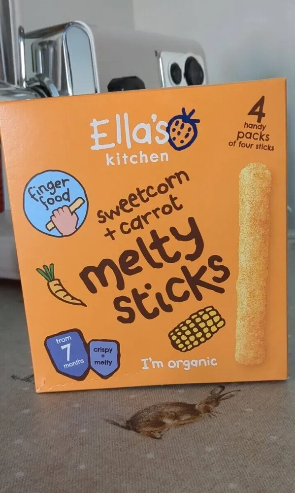 melty sticks sweet corn and carrot