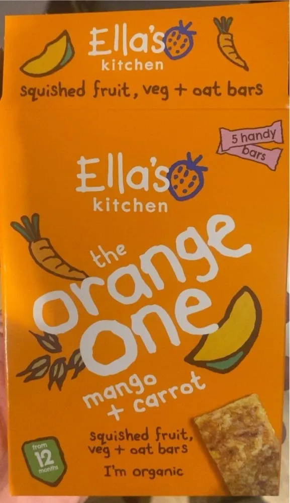 Squished fruit, veg and oat bats