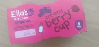 Creamy berry cup