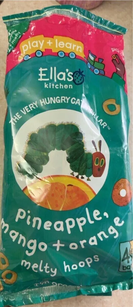 Pineapple, mango & orange melty hoops