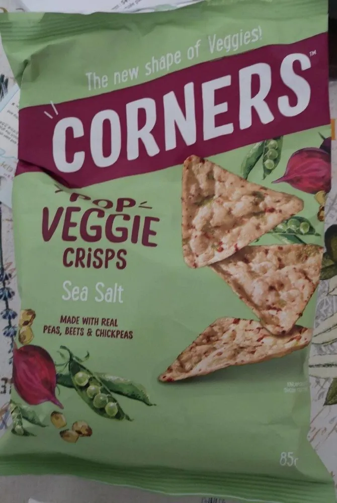 Corners pop Vegie crisps
