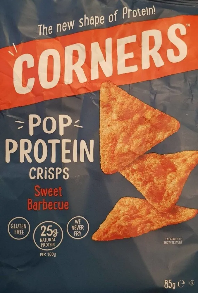 Pop protein crisps