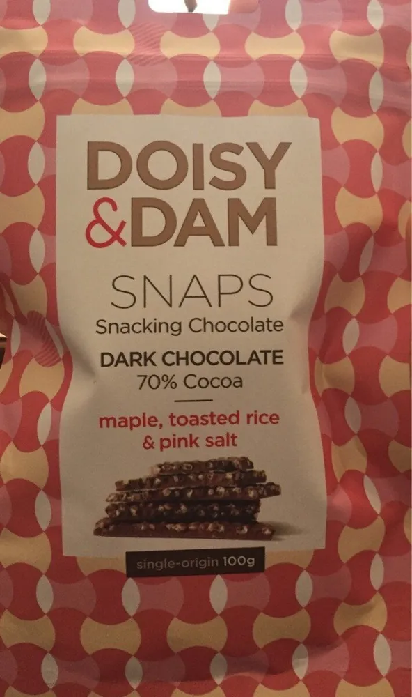 snaps dark chocolate 70%