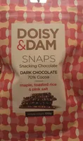 snaps dark chocolate 70%
