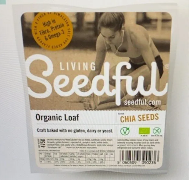 Pain aux graines de chia sans gluten bio