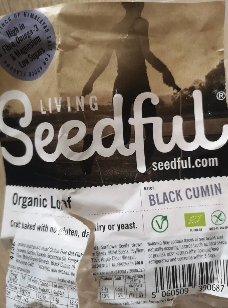 Organic loaf black cumin