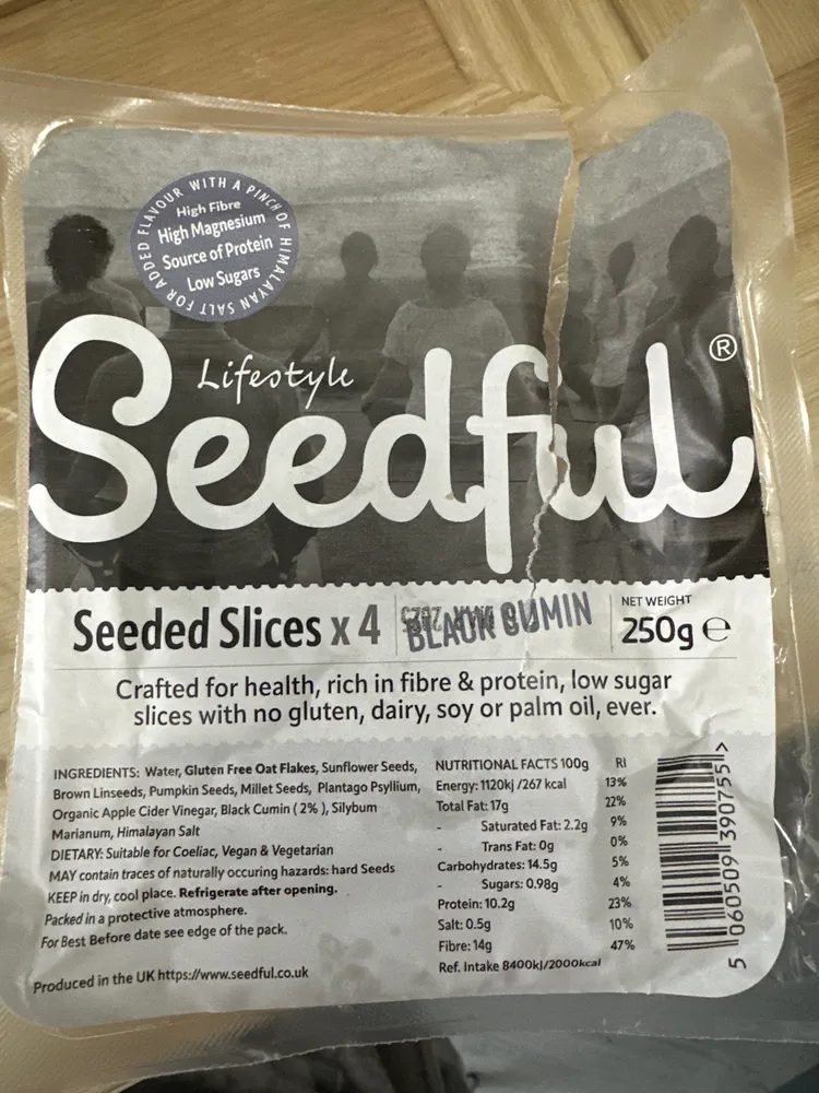 Seeded Slices with Black Cumin