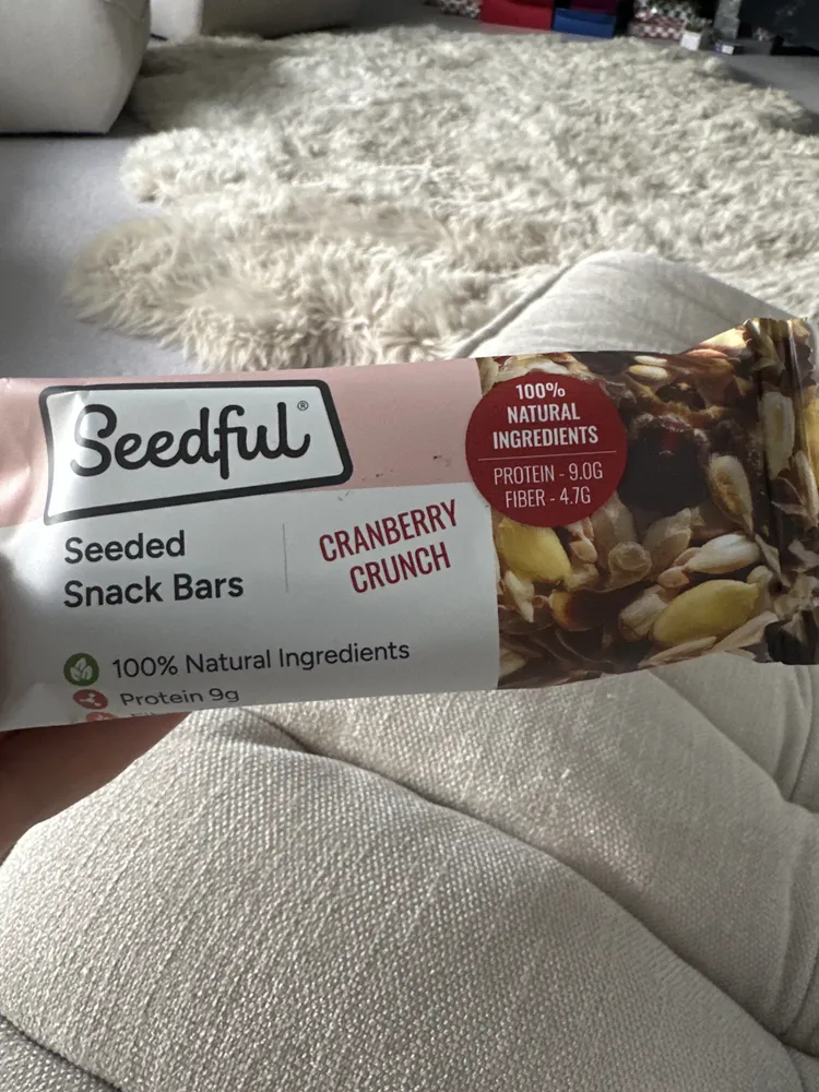 Seeded Snack Bars Cranberry Crunch