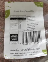 Organic brown Flaxseed