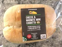 Cheese marmite mini ciabatta